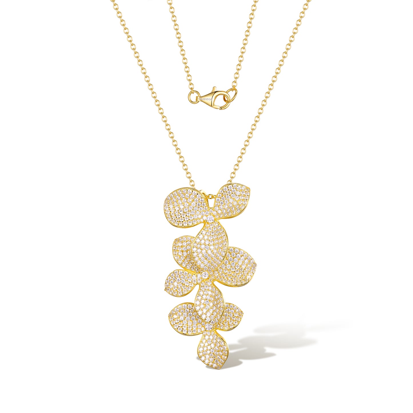 Fleur double necklace
