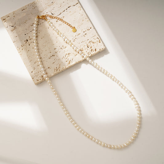 Freshwater pearl necklace