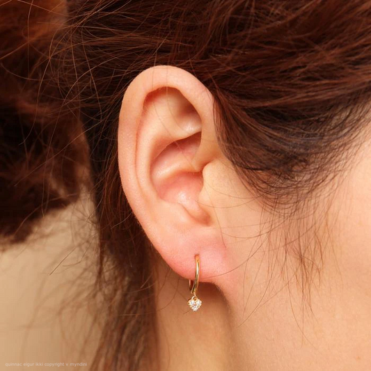 Creole oyraringar við 3A zirkonia