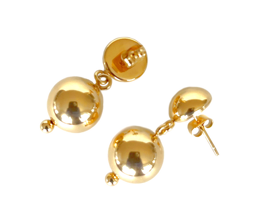 Pluton ball oyrahang - 18k forgylt