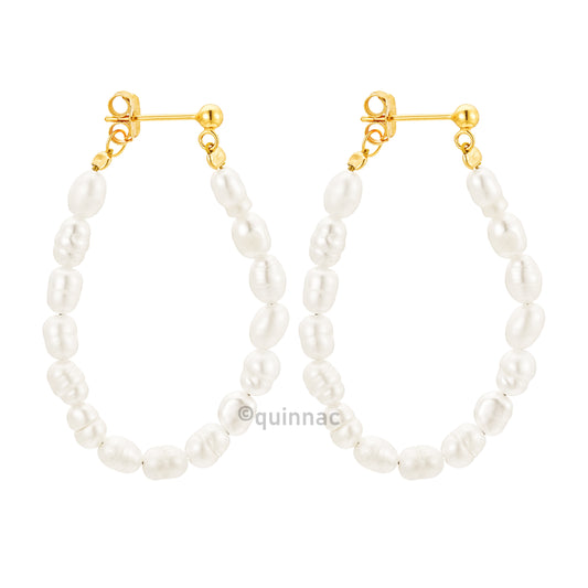 Perla Earrings - 18k forgylt