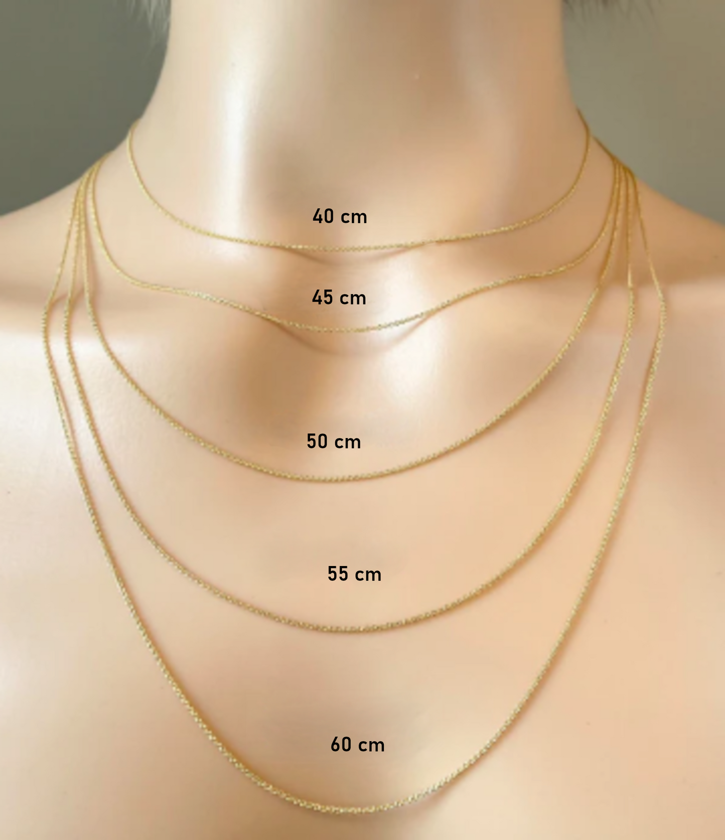 Mercure Link chain hálsketa - 18k gold plated