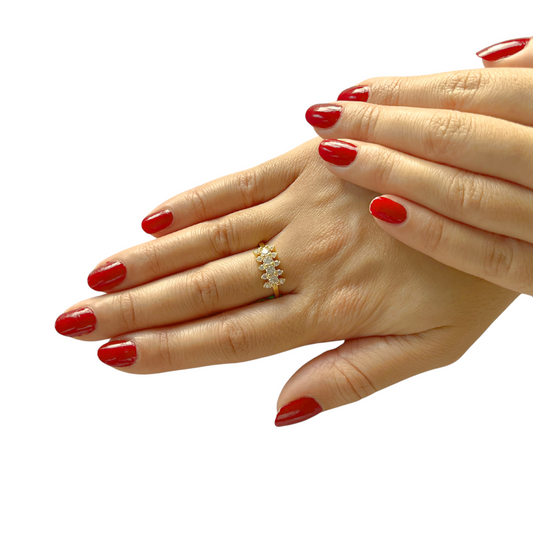 Bague Vénus en zircone 3A